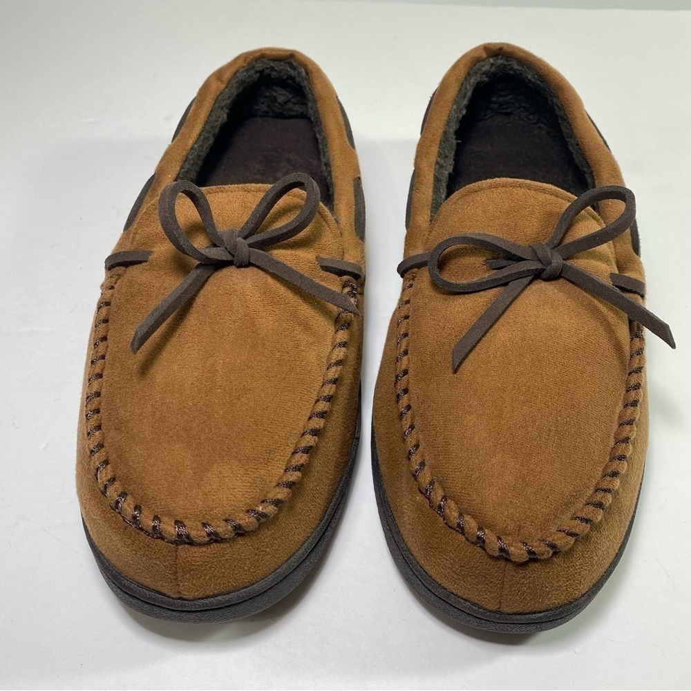 dearfoams Lined MOCCASIN Slippers - M (9/10). Ultimate Comfort.